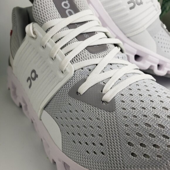 Cloudswift White Gray Running Sneaker Sock Fit Swiss Engineering NWOT sz 8 - Picture 8 of 12